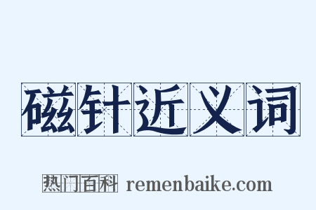 磁针近义词是什么意思的图片